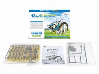 13 in 1 solar robot (install) of type toys since 2000 (minimum)   ITEM NO.： WAE020732