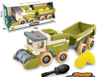 Dismantling and assembling farm lawn mower+grain truck (equipped with 2 corn)   ITEM NO.： W001345
