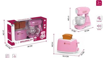 Pink and white mixing+Pink and white bread maker   ITEM NO.： W002479