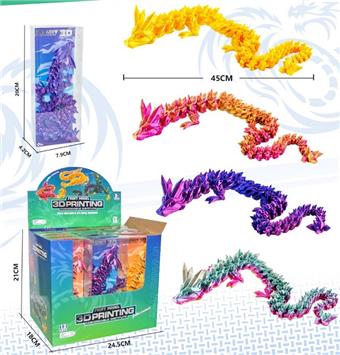 45cm Crystal Dragon   ITEM NO.： W002396
