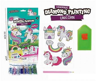 Unicorn Diamond Sticker   ITEM NO.： W000480