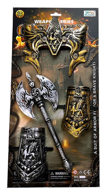 Ancient bronze accessories (axe/face mask/dual color dual wrist guard)   ITEM NO.： W001282