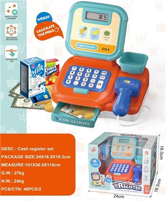 Playing house - cash register with calculation function   ITEM NO.： W001621