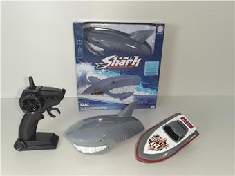 2.4G four-way 2-in-1 shark boat without power included   ITEM NO.： W002059