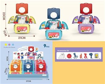 Pet backpack beauty table (set of 9)   ITEM NO.： W000085