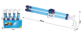 40CM Double-barreled Spaceman Water Cannon (Display Box of 24) Water Gun/Water Play/Beach Toys   ITEM NO.： W001434
