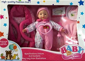 (GCC) DOLL WITH SLEEPING BASKET   ITEM NO.： W002297