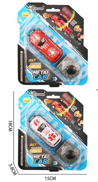 Bouncing and Rolling Alloy Car   ITEM NO.： W001946