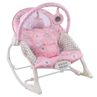 Baby electric vibration music rocking chair, load-bearing 40lbs/18kg age standard 0 with volume adjustment/natural sound   ITEM NO.： W000038