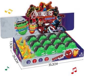 Hulk Flash Music Top   ITEM NO.： W001548