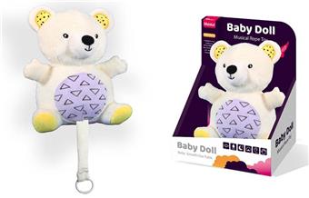 Baby Soothing Music Pulling Bell (Little Bear Doll)   ITEM NO.： W002034