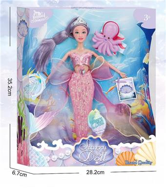 11.5-inch 11 joint new mermaid series - Crown Octopus   ITEM NO.： W002222
