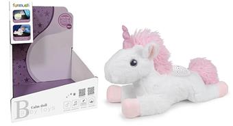 Plush Rotating Projection Sleep Device (Unicorn)   ITEM NO.： W001713