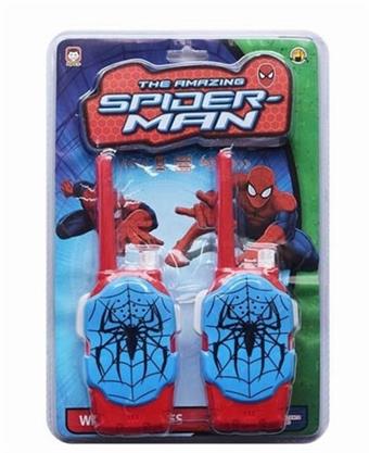 Spider Man walkie talkie (No. 5 battery, no power included)   ITEM NO.： W000914