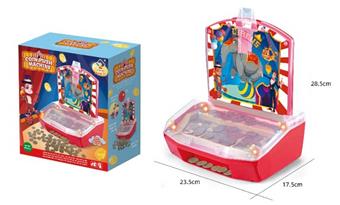 Circus Sound and Light Coin Pushing Machine (New)   ITEM NO.： W001252