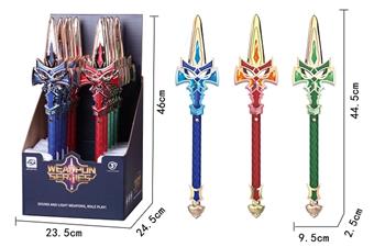 Sound and Light Weapons (3-color Mixed)   ITEM NO.： W001019