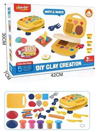 Qile Colorful Mud waffle machine set   ITEM NO.： W001919