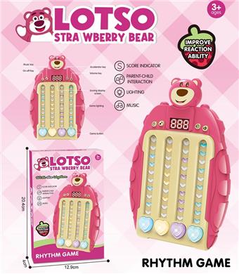 Strawberry Bear Rhythm Master Game Console   ITEM NO.： W000286
