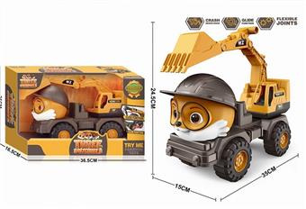 Three Squirrels Large Sliding Engineering Vehicle Box   ITEM NO.： W002616