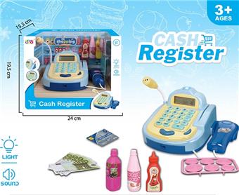 Intelligent cash register with lighting and sound (with computer function)   ITEM NO.： W000361