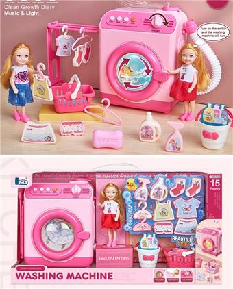 Electric simulation washing machine set   ITEM NO.： W001564