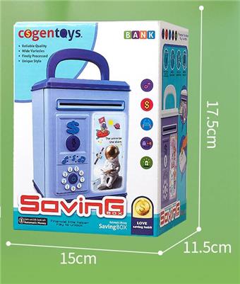 Manual cash input - key to open the piggy bank ATM machine with lights, music, coins, piggy bank puzzle toy   ITEM NO.： W000330