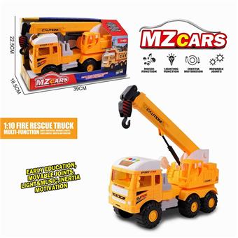 Super sized story inertia engineering vehicle (with lighting and music)   ITEM NO.： W002634