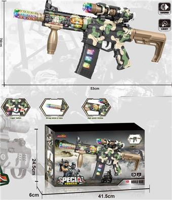 (GCC) ELECTRIC SOUND AND LIGHT GUN   ITEM NO.： W001287