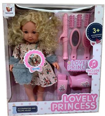 14 INCH STRAIGHT LEG COTTON BODY SINGING GIRL HAIR DRESSING SET   ITEM NO.： W002423