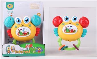 Crab Ringing Bell (Red/Blue Mixed Color)   ITEM NO.： W001304