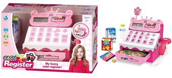 Playing house - Girl's cash register+coins   ITEM NO.： W001626
