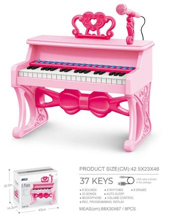 37 key electronic keyboard   ITEM NO.： W000770