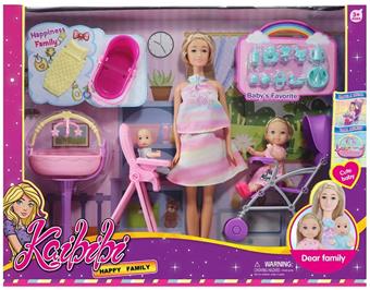 11.5-inch Kaibibi Doll Happy Family Set   ITEM NO.： W000018