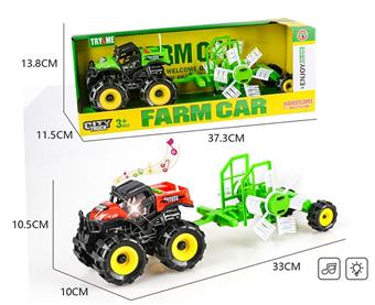(GCC) LIGHTING AND MUSIC INERTIA ALL TERRAIN OFF ROAD FARMER CAR TRAILER   ITEM NO.： W001482
