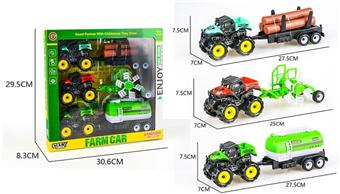 (GCC) THREE PIECE INERTIA ALL TERRAIN OFF-ROAD FARMER VEHICLE SET   ITEM NO.： W001476