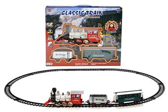 (GCC) ELECTRIC LIGHT MUSIC SMOKE TRACK TRAIN   ITEM NO.： W000633