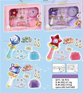 Mengqiya Princess Set (with lighting and music)   ITEM NO.： W001219