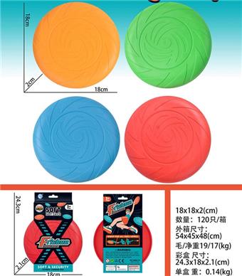 TPR18CM Frisbee   ITEM NO.： W001481