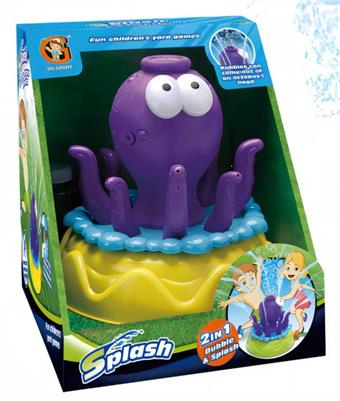 Water jet bubble octopus (3 AAA battery without package)   ITEM NO.： W002451