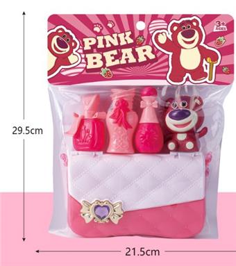 Strawberry Bear Backpack Accessories Play Home   ITEM NO.： W000731