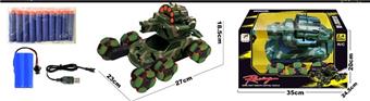 Six wheel drifting soft bullet stunt vehicle   ITEM NO.： W002143