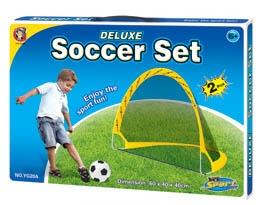 Folding football goal 2 sets   ITEM NO.： W002452