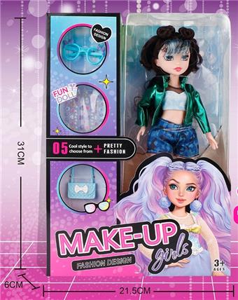 10 inch makeup doll   ITEM NO.： W000710
