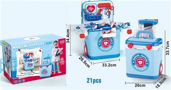 Playing house, medical equipment, toys (lighting, music, electric bags)   ITEM NO.： W001986