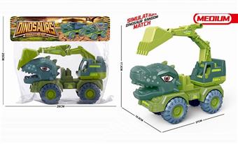 Medium sized Dinosaur Sliding Engineering Vehicle   ITEM NO.： W002574