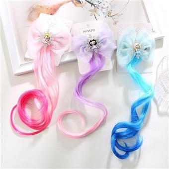 Gradient colored wig hair clip   ITEM NO.： W001614