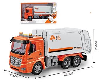 Inertial environmental sanitation cleaning vehicle with lighting and music   ITEM NO.： W002122