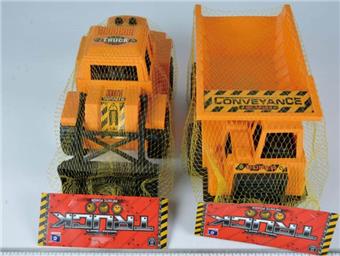Two types of net bag card head sliding engineering vehicles (enlarged)   ITEM NO.： W000735