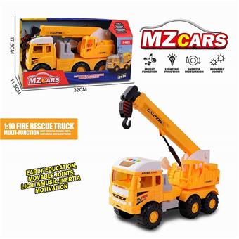 Medium sized story inertia engineering vehicle (with lighting and music)   ITEM NO.： W002644