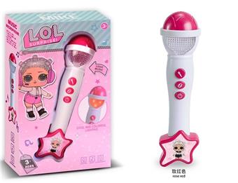Surprise Doll Lighting Music Microphone   ITEM NO.： W001570